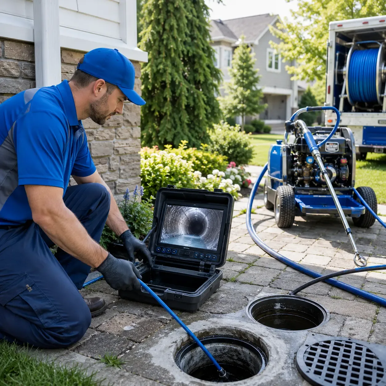 Outdoor drain cleaning professionals serving Bentley, KS